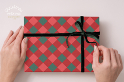 Christmas Winter Plaid Seamless Pattern Product Image 3