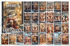 Christmas Animals Garden Flag Bundle, Christmas Garden Flag Product Image 3