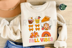 Fall Vibes PNG, Retro Fall Vibes PNG Design Product Image 3