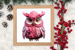 Pink Christmas Crochet Clipart, Christmas PNG Product Image 3