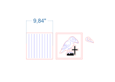 Halloween Crow Skull SVG laser cut file for Glowforge Product Image 3