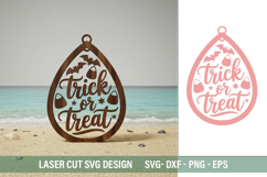 Trick or treat SVG - Laser Cut Design Product Image 1