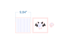Halloween Bat Skull SVG laser cut file for Glowforge Product Image 3