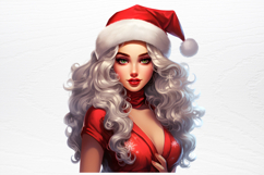 Christmas Fashion Girl Sublimation PNG Product Image 3