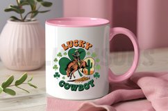 Lucky Cowboy Sublimation PNG, St. Patrick Day PNG Product Image 3