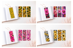 Cartoon Sunflowers Bookmark Bundle, Floral Bookmarks Product Image 3