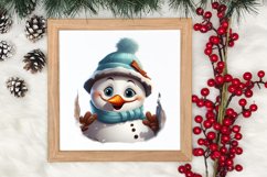 Funny Christmas Peeking Sublimation, Christmas PNG Product Image 3