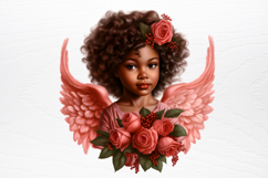Christmas Angel Sublimation Clipart PNG Product Image 3
