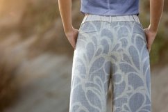 16 Ivory Floral Damask Seamless Digital Paper For Download Product Image 3