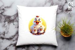 Cute Baby Birds Clipart Sublimation PNG Product Image 3