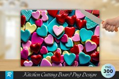 Heart Cutting Board Sublimation Design Product Image 1
