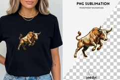 Rodeo Bull PNG | Western Bull Clipart, Cowboy Ranch Product Image 1
