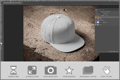 Flat-brim Snapback Product Image 2