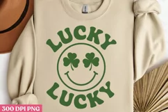 Lucky Lucky PNG, Groovy ST Patricks Sublimation PNG Product Image 3