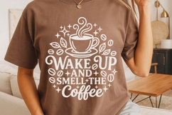 Wake Up And Smell The Coffee Svg, Coffee Lover Svg. Product Image 4