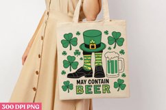 MAY CONTAIN BEER PNG, ST PATRICKS DAY Drink Subl Product Image 1