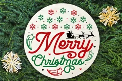 Merry christmas & happy new year SVG, Christmas SVG Product Image 3