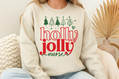 Holly Jolly Nurse SVG Product Image 1