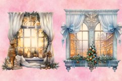 Christmas Window Clipart Bundle, Christmas Bundle Product Image 4
