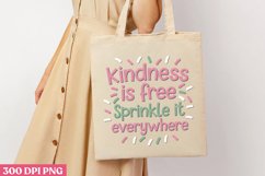 Kindness is Free PNG, Retro Positive Sublimation PN Product Image 3