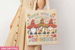 Fiesta With My Gnomies PNG, Cinco De Mayo Sublimation PNG Product Image 3