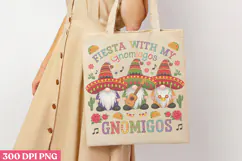 Fiesta With My Gnomies PNG, Cinco De Mayo Sublimation PNG Product Image 3