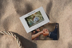 Modern Photo Save the Date Card Template Product Image 3