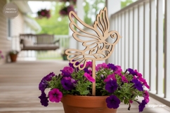 Spring Birds Garden Stakes SVG Bundle | Glowforge | Laser Product Image 3