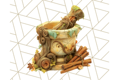 Woodland Potion Clipart Forest Apothecary Elements PNG Product Image 3