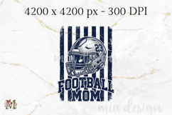 Football Mom PNG, Distressed Helmet Game Day Sublimation Product Image 2