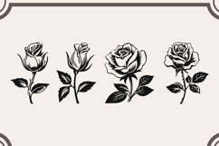 Rose svg Bundle, Rose svg, Rose Clipart, Rose svg. Product Image 3