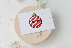 Christmas Ornament Faces Clipart Product Image 3