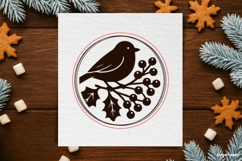 Winter Coffee Coaster Laser Cut | Drink Coaster | SVG Product Image 2