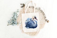 Swan Winter Costume Watercolor Sublimation Bundle Png Product Image 3