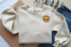 Lion Keychain Embroidery Design Product Image 4