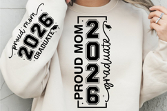 Proud Mom 2026 Graduate SVG PNG Custom shirt, Graduate SVG Product Image 1
