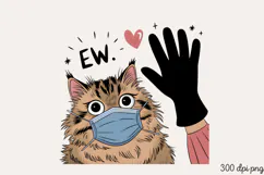 EW PNG, Funny Cats Sublimation Quotes PNG Product Image 1