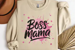 Boss mama PNG, Mothers Day Sublimation PNG Product Image 3