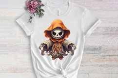 Cowboy Ghost Sublimation Clipart, Watercolor Clipart Product Image 3