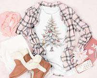 White Christmas Clipart, Vintage PNG Product Image 3