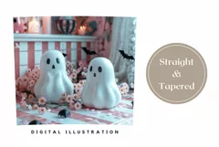 3D Halloween Tumbler Design, Funny Ghost Tumbler PNG Product Image 3