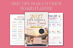 2027 Life Goals &amp; Vision Board Planner Product Image 3