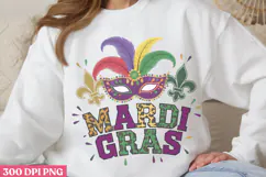 Mardi gras PNG, Mardi Gras Sublimation PNG Product Image 3
