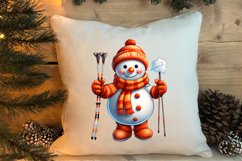Funny Snowman Sublimation Clipart, Christmas PNG Product Image 3