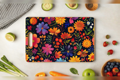 Mexican Flower Garden Cutting Boards sublimation Design Product Image 3