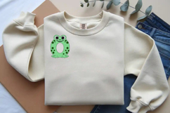 Frog Number 0 Embroidery Design Product Image 3