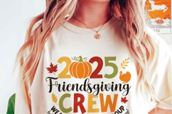 Friendsgiving 2025 SVG | Thanksgiving Friends Shirt | Autumn Product Image 3