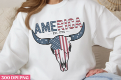 America est. 1776 PNG, 4th Of July Sublimation PNG Product Image 3