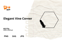 Elegant Vine Corner Product Image 1