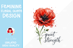 Feminine Floral Design Watercolor Flower Illustration Product Image 1